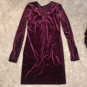 Red Velvet forever21 Mini Dress